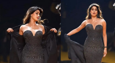 র‌্যাম্পে হেঁটে সমালোচনায় জাহ্নবী!